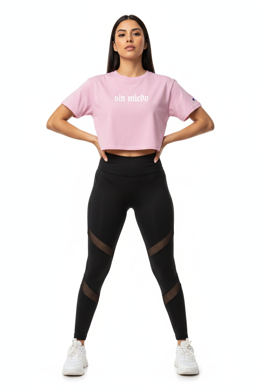 Sin Miedo Cropped T-Shirt — Women's Champion Heritage