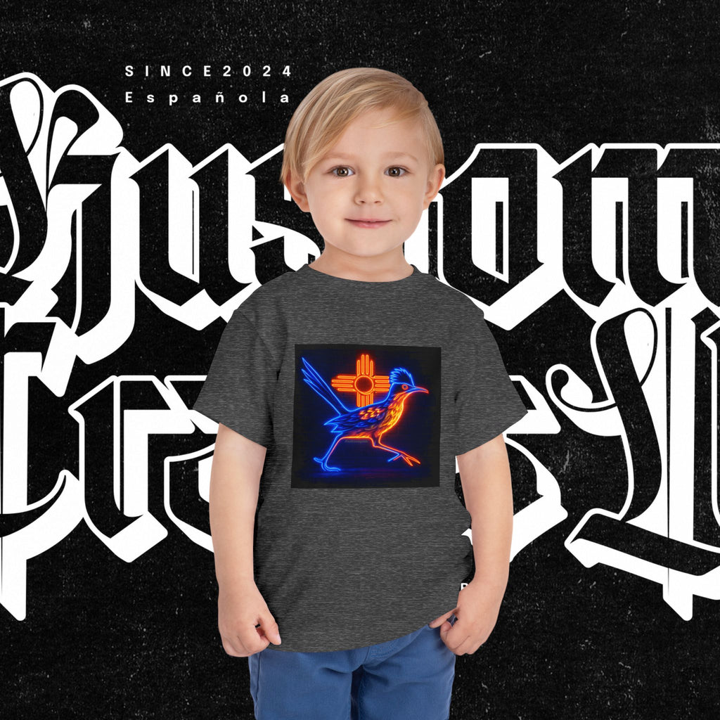 Neon Roadrunner New Mexico - Toddler Tee