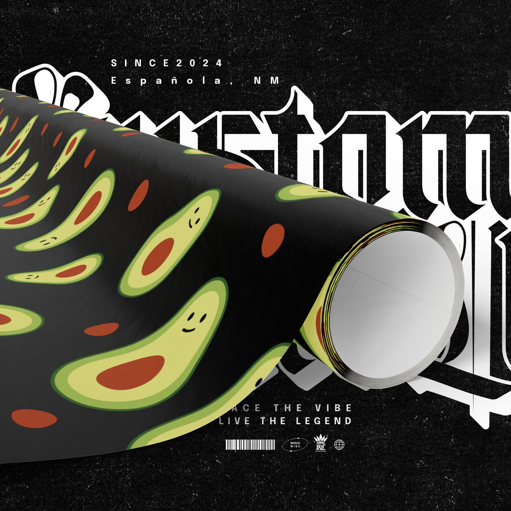 Avocado Print Wrapping Paper