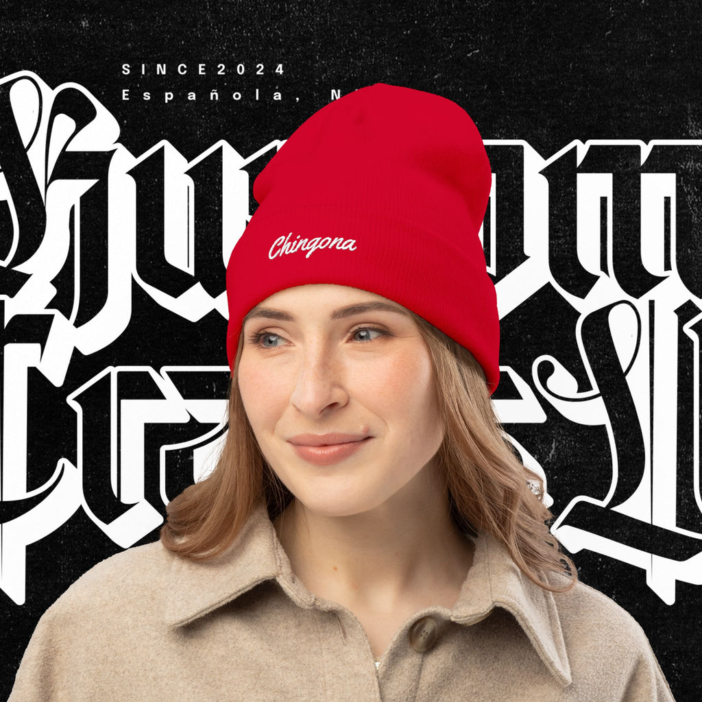 Chingona - Embroidery Beanie