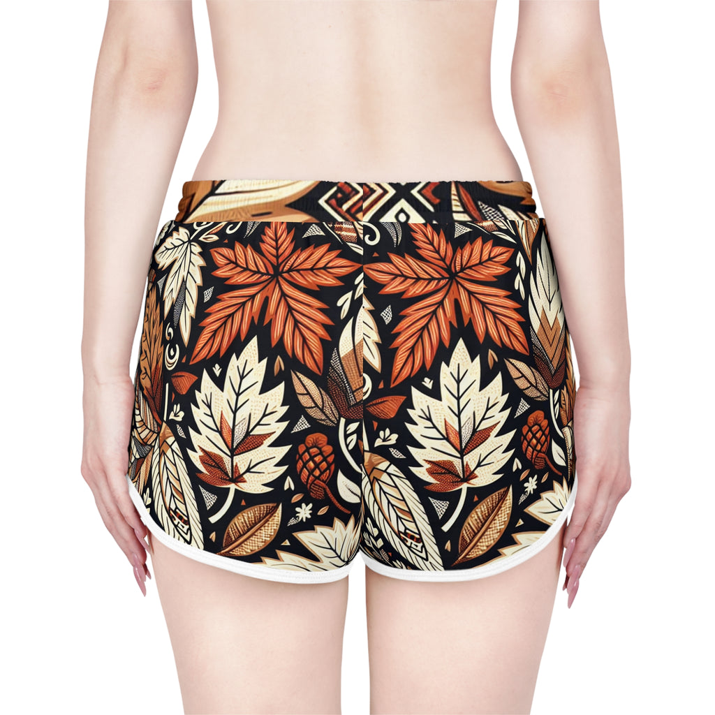 Autumn Leaf Relaxed Shorts