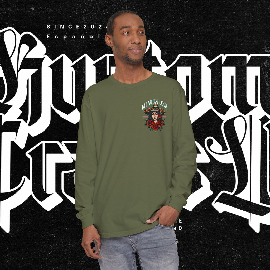 Mi Vida Loca - Long Sleeve T-Shirt (BACK PRINT)