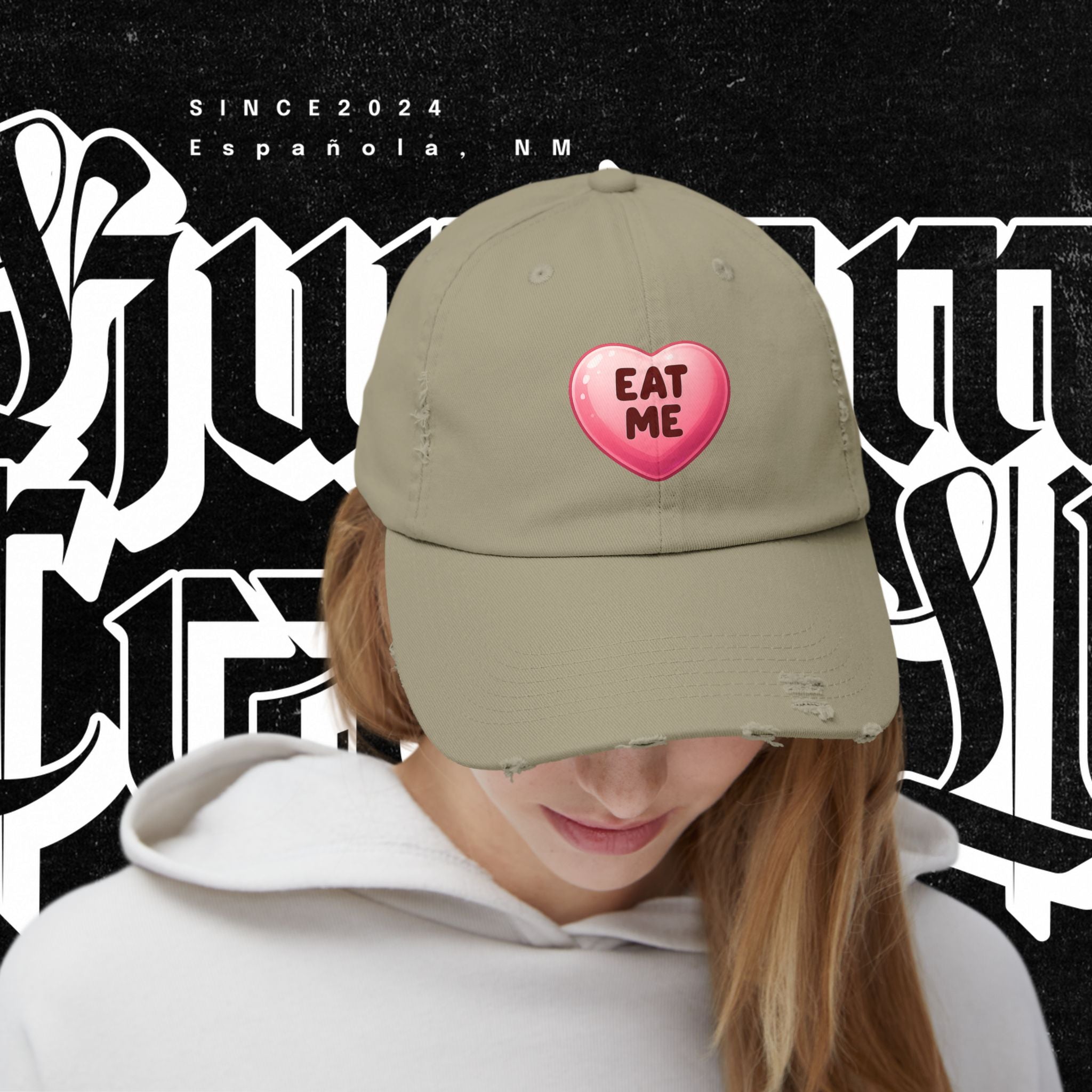 Eat Me — Distressed Cap