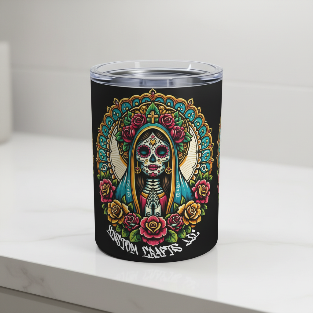 Day of the Dead Virgen De Guadalupe - Tumbler