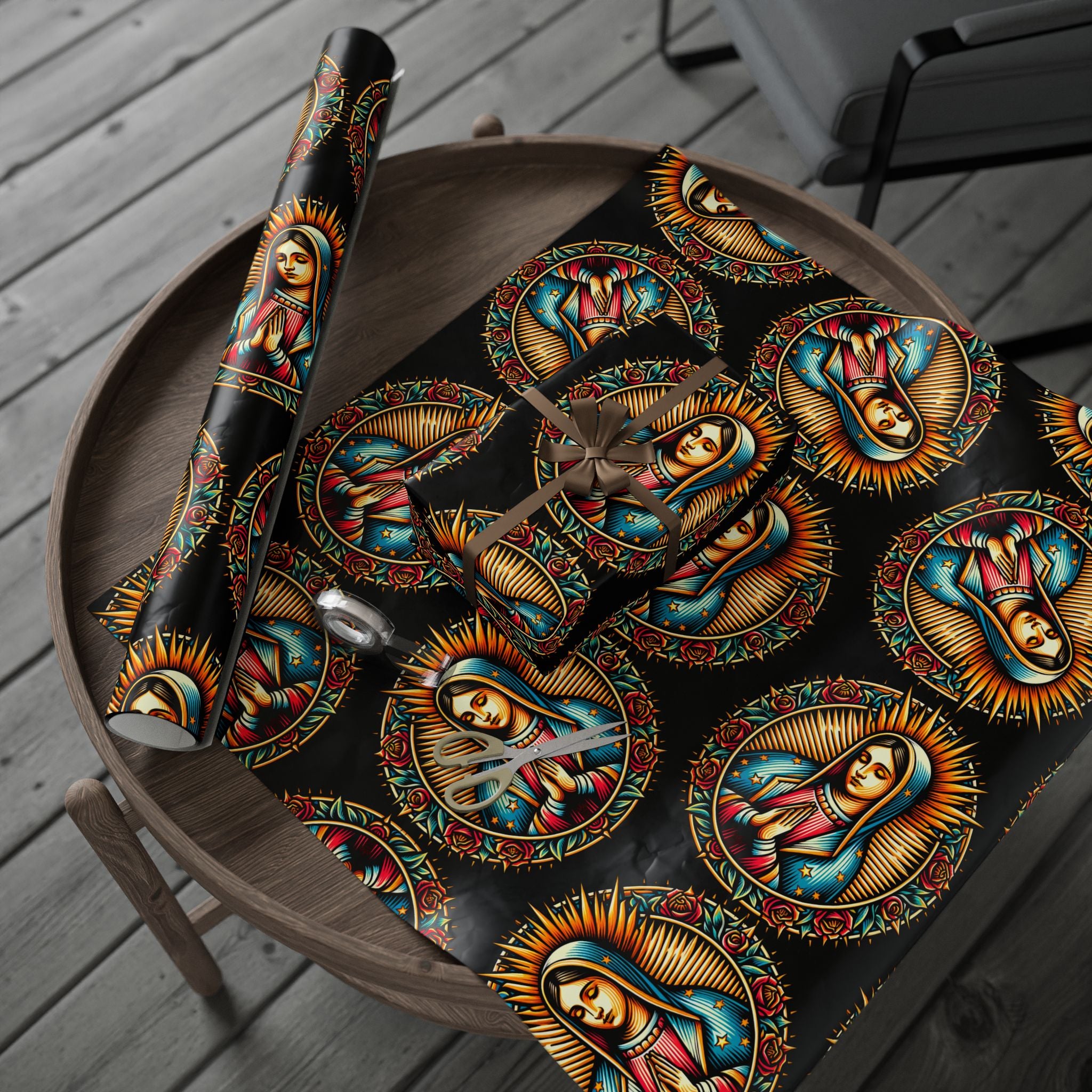 Virgin Mary Wrapping Paper