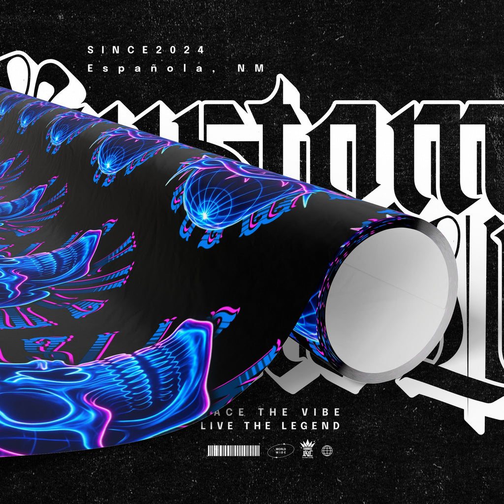 Neon Crown of Thorns — Wrapping Paper