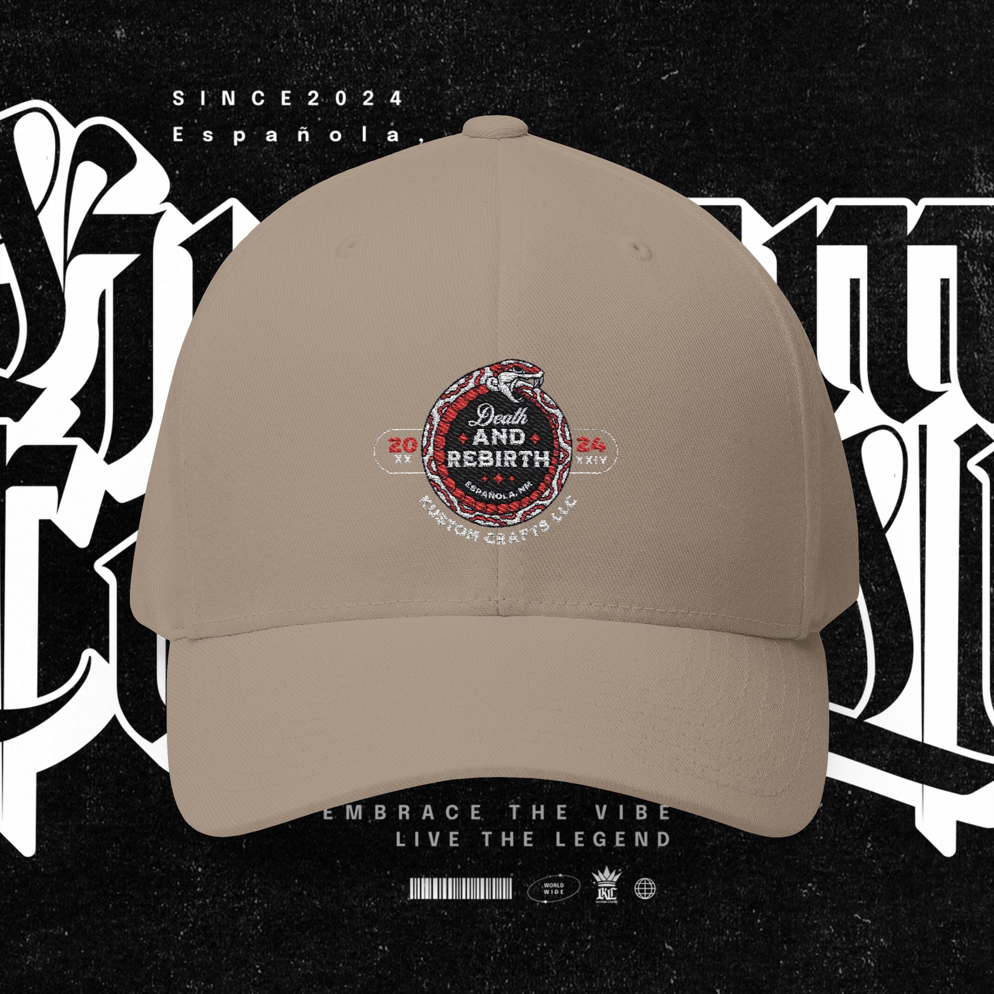 Death and Rebirth - Embroidered Cap