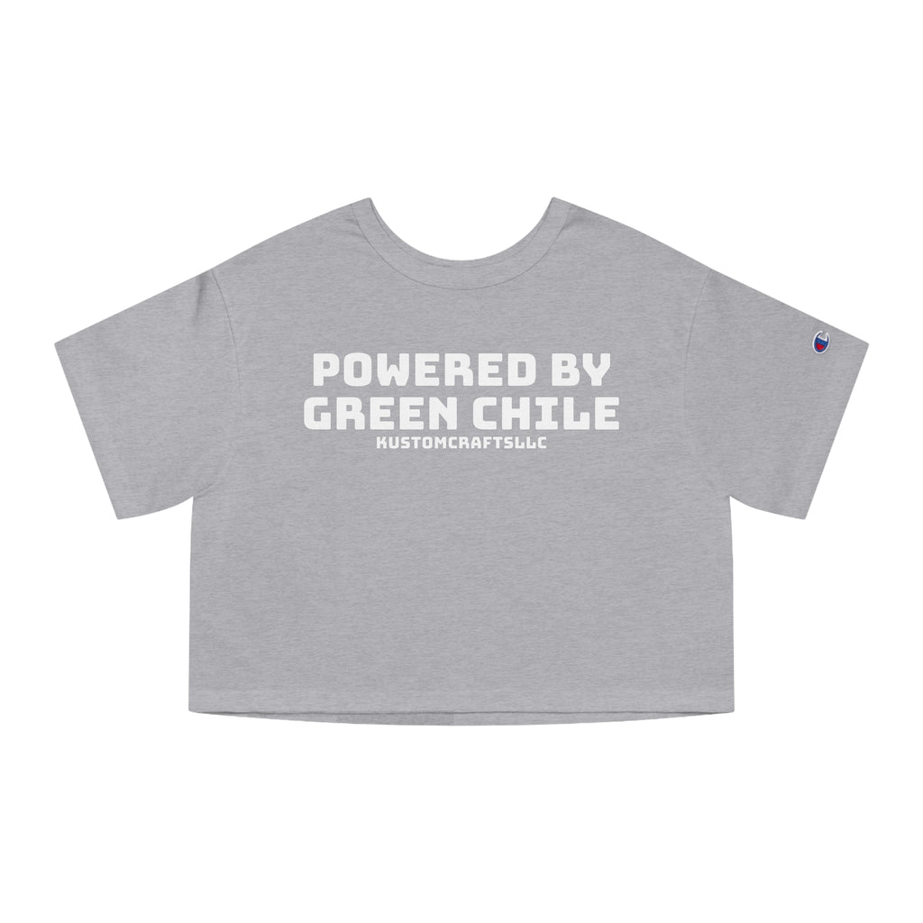 Powered by Green Chile - Women's Cropped T-Shirt