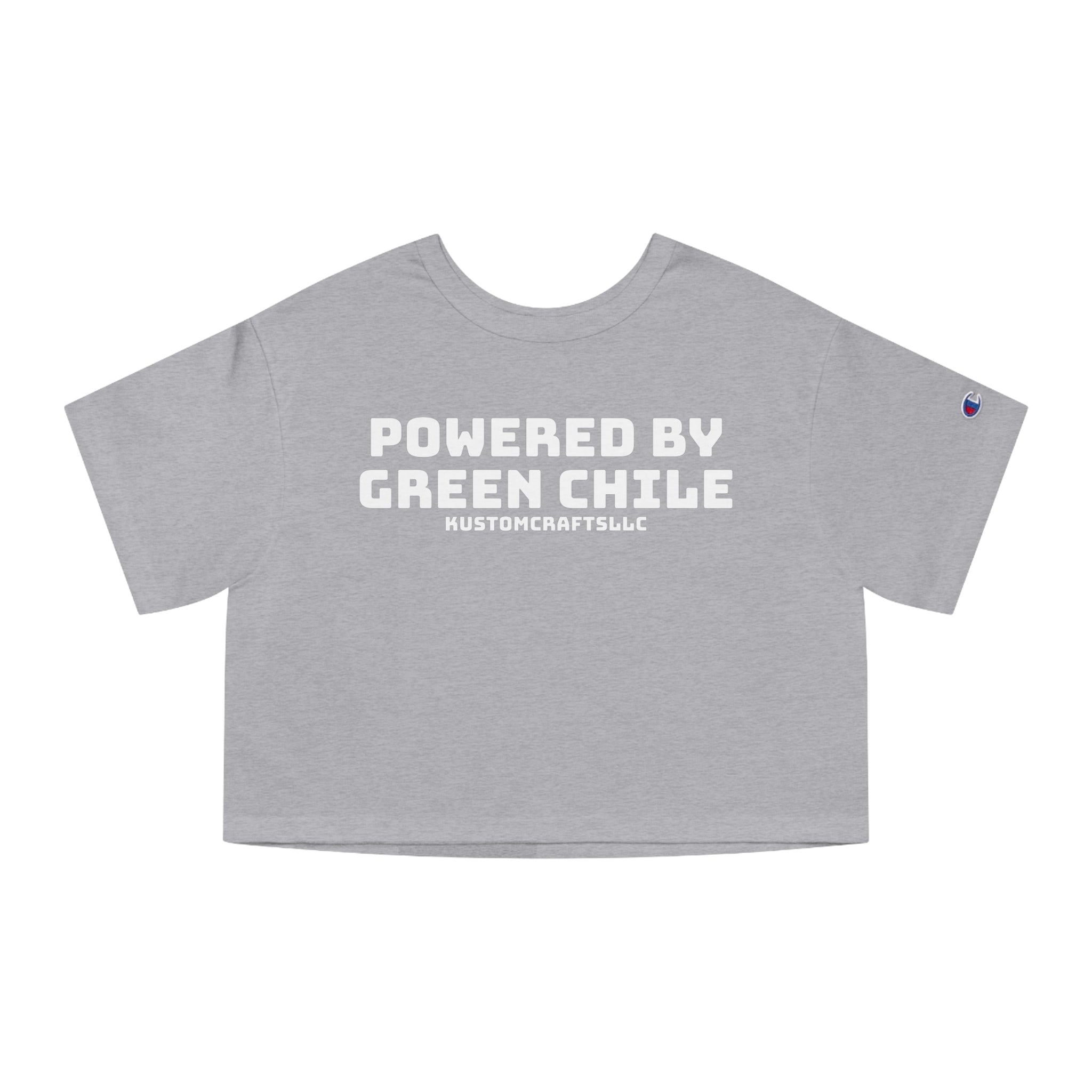 Powered by Green Chile - Women's Cropped T-Shirt