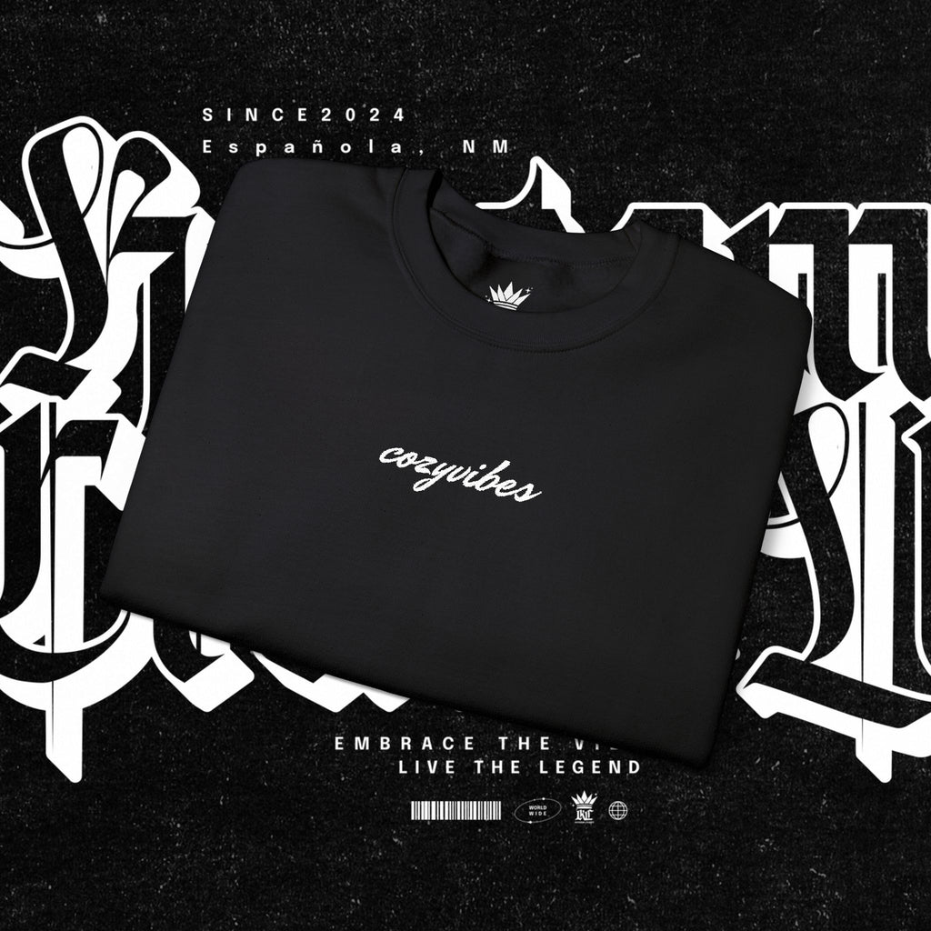 Cozy Vibes Embroidery Sweatshirt