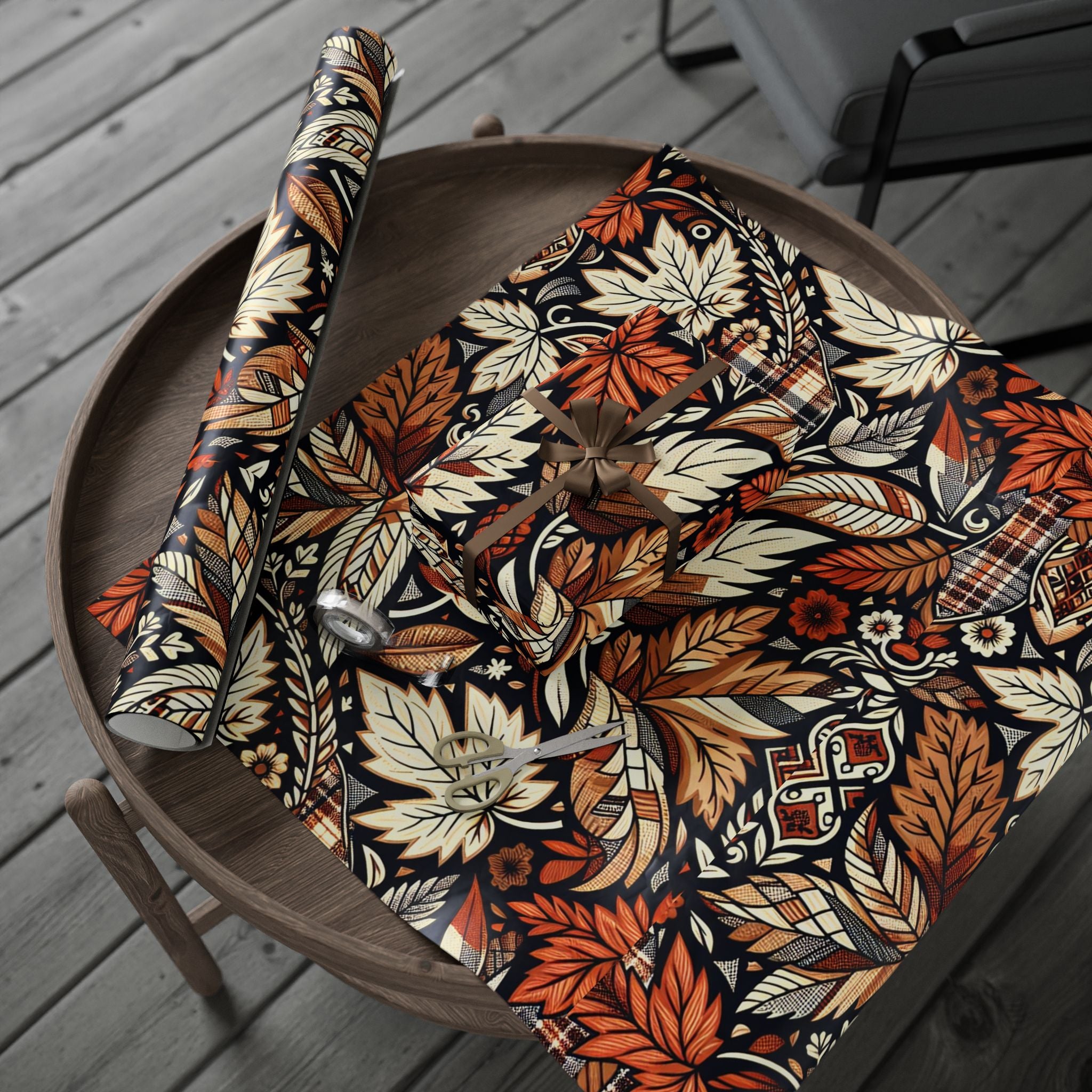 Fall Camo Wrapping Paper