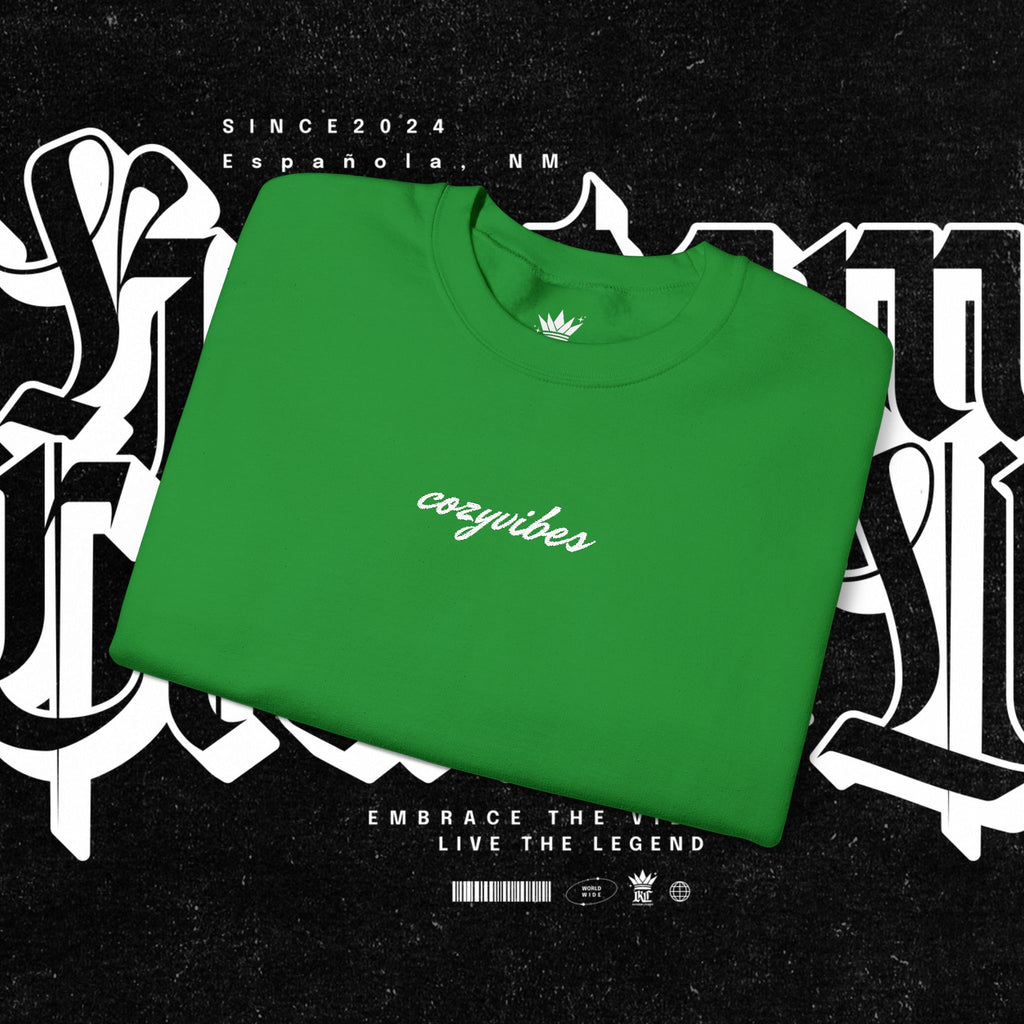 Cozy Vibes Embroidery Sweatshirt