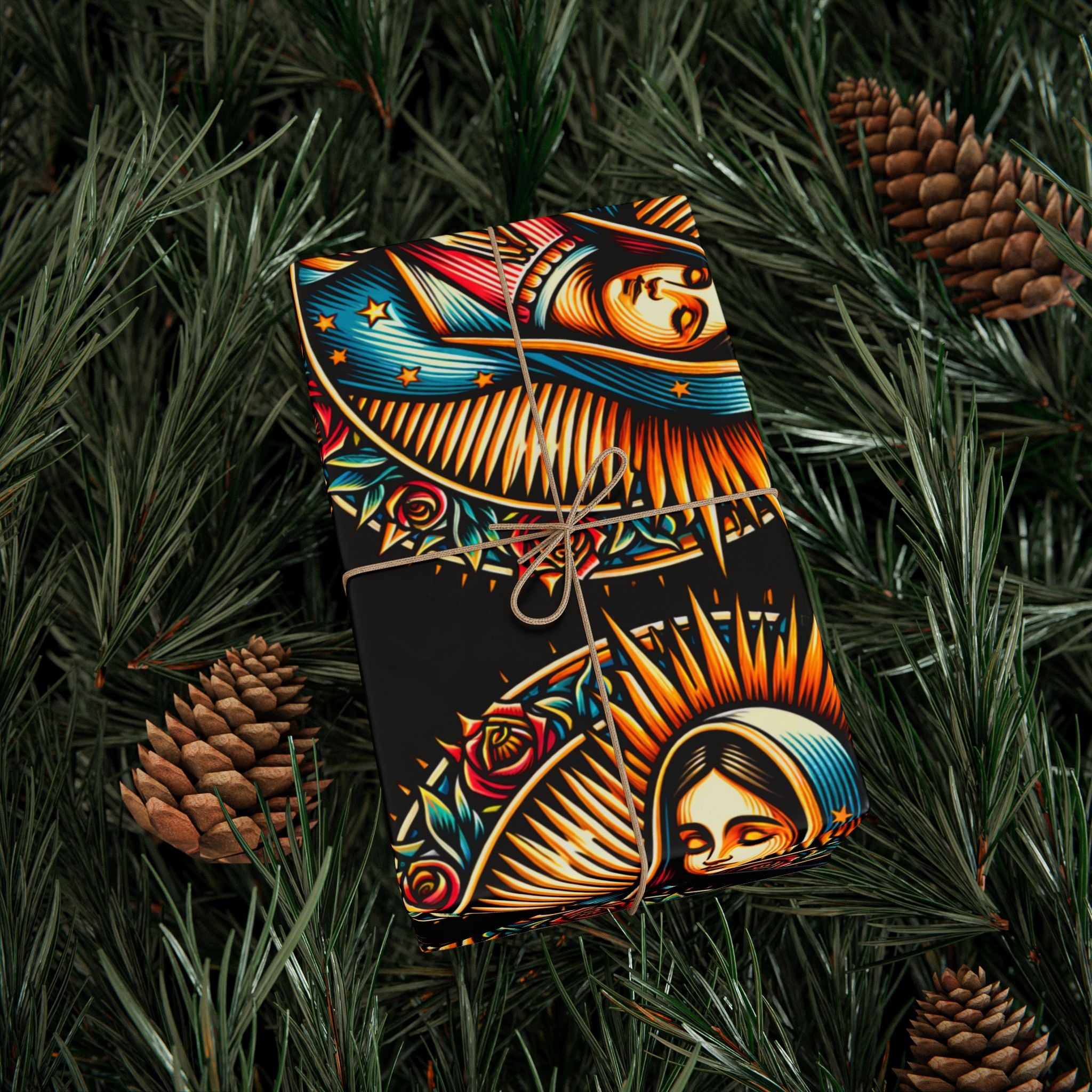 Virgin Mary Wrapping Paper