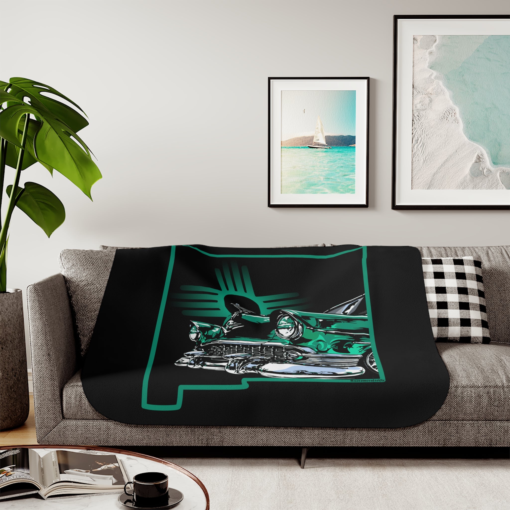 New Mexico Classic - Sherpa Blanket