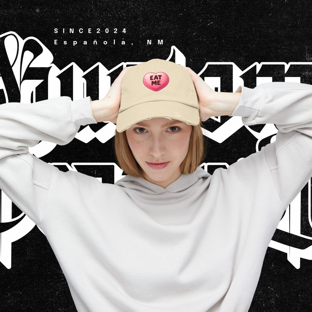 Eat Me — Distressed Cap