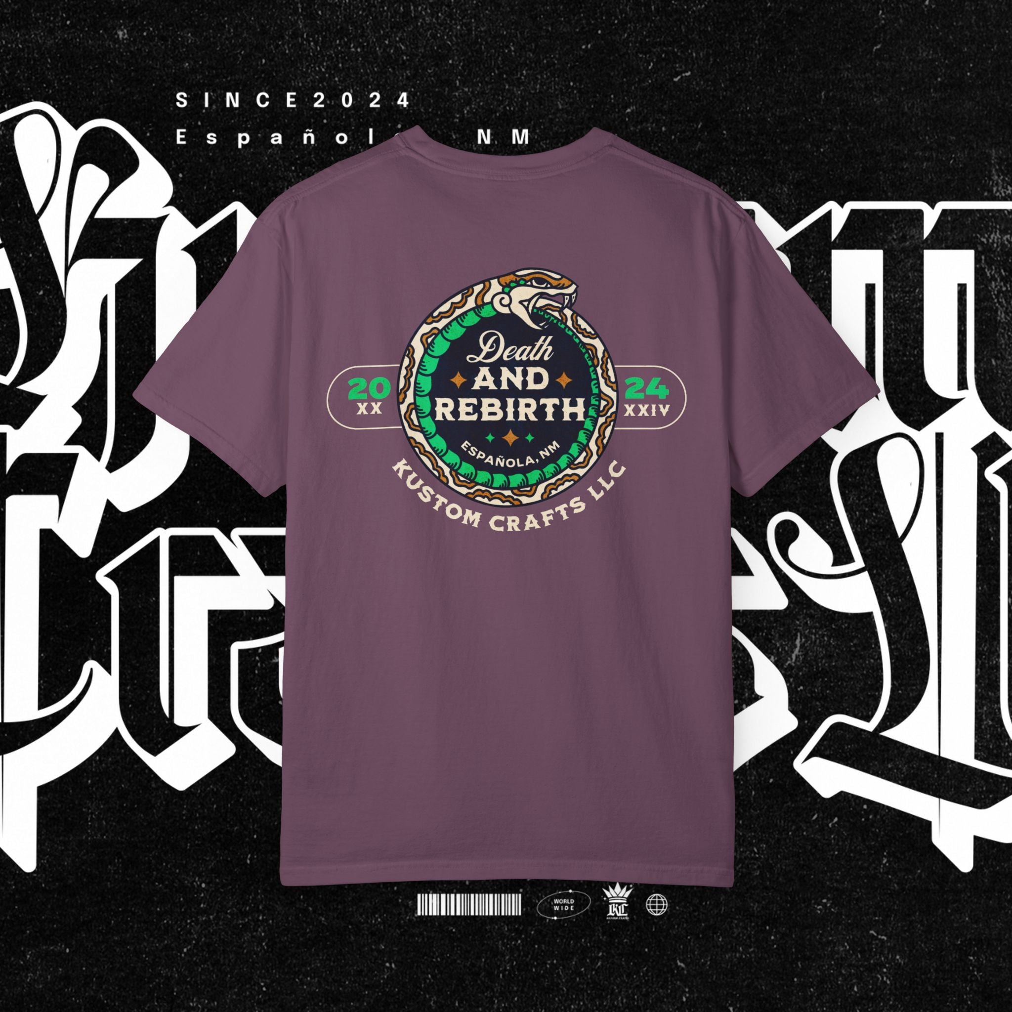 Death and Rebirth Snake Graphic Tee