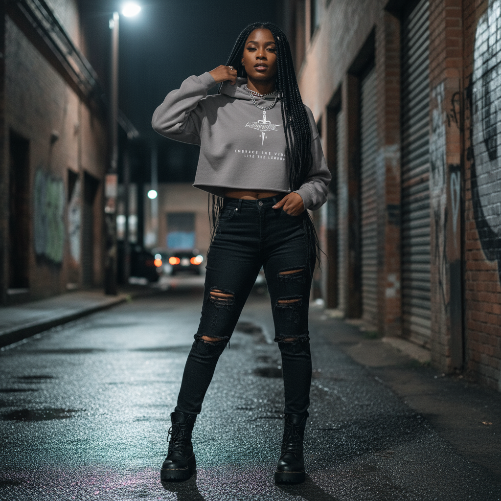 Urban Legend – Cropped Hoodie