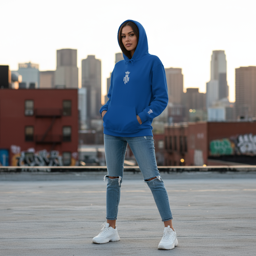 NM Monogram - Embroidered Hoodie