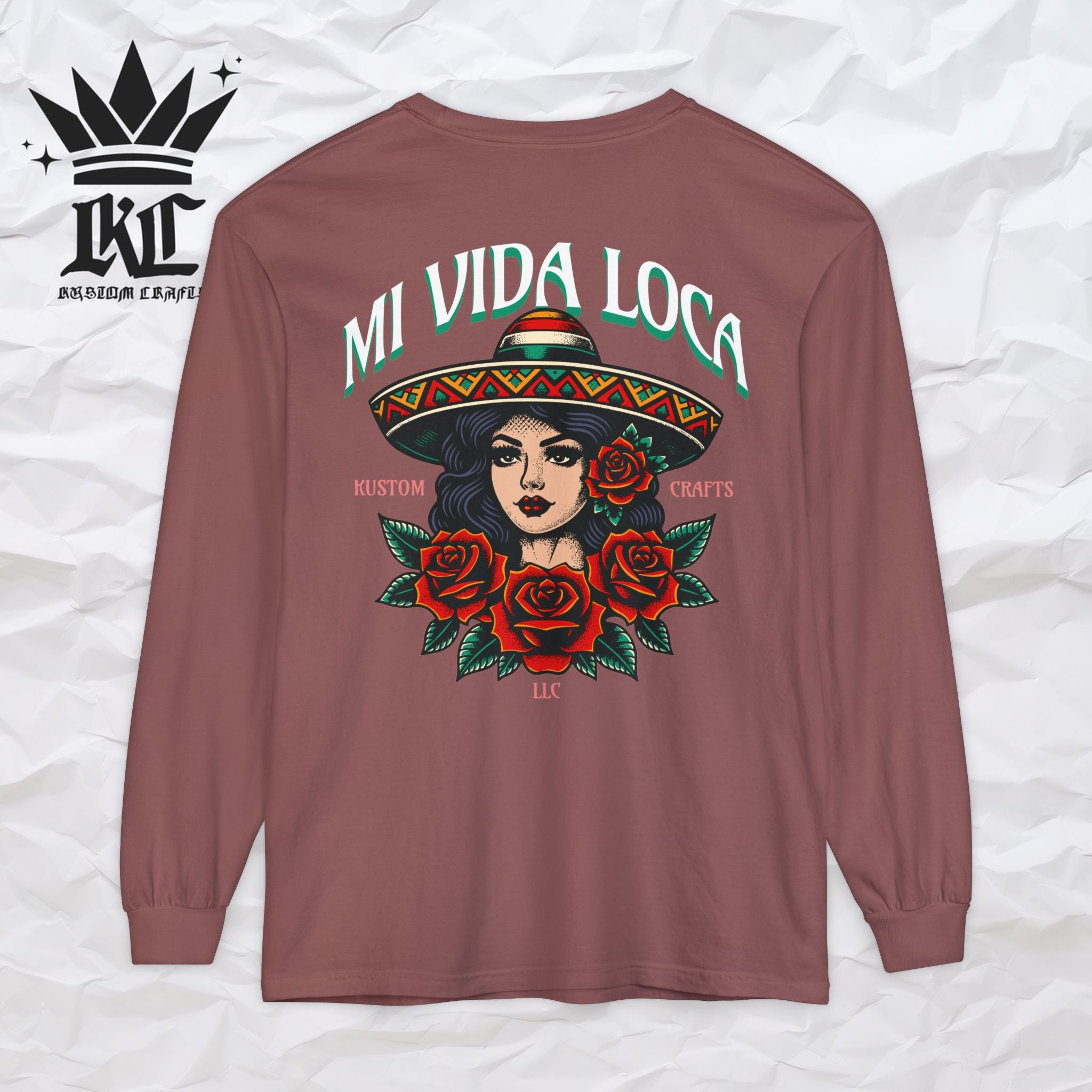 Mi Vida Loca - Long Sleeve T-Shirt (BACK PRINT)