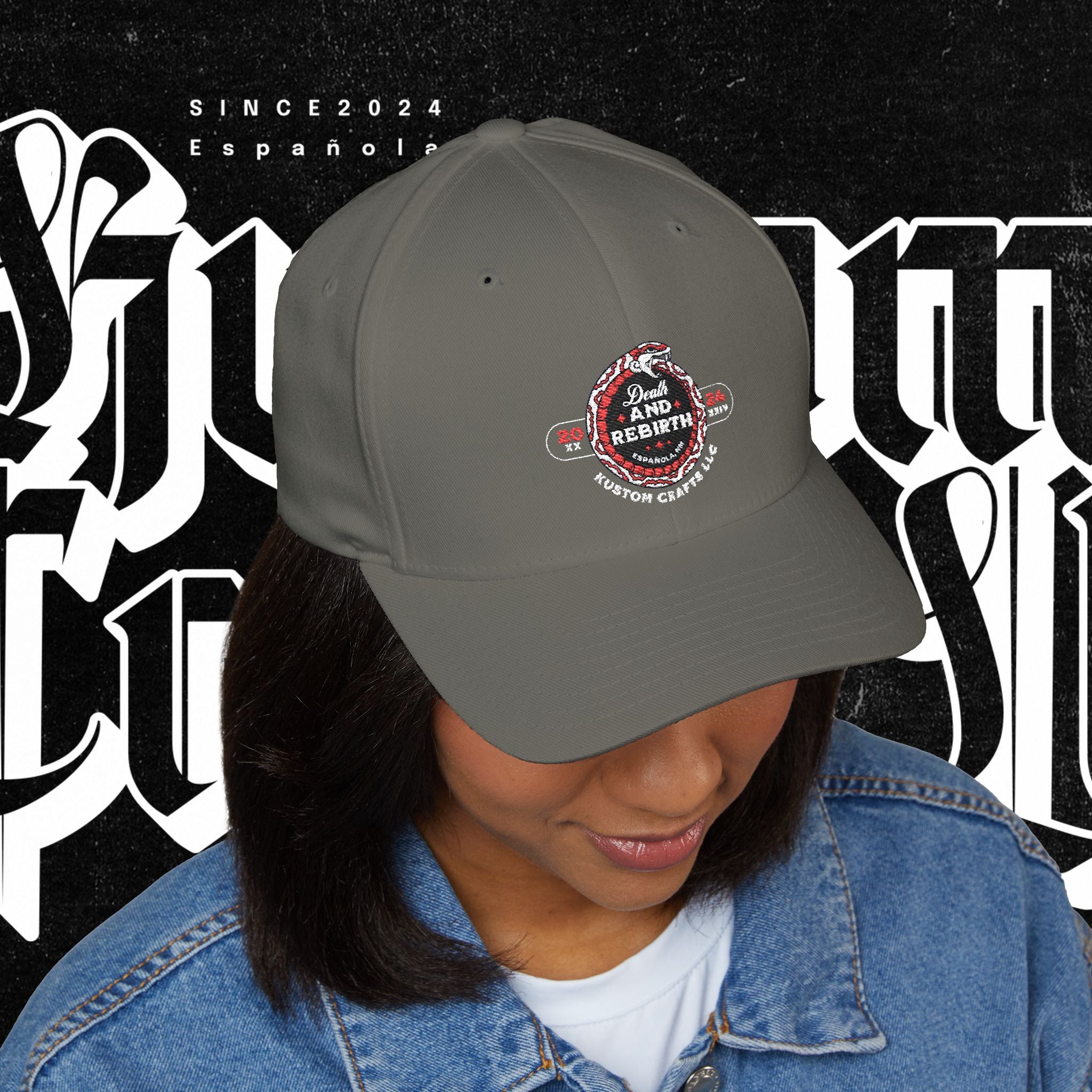 Death and Rebirth - Embroidered Cap