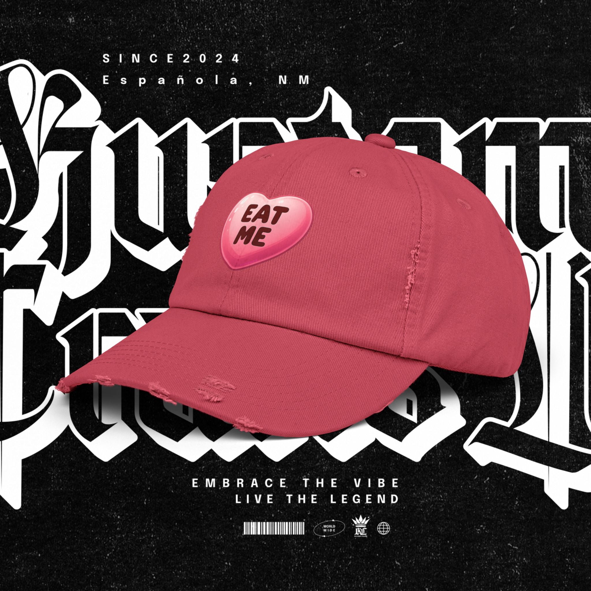 Eat Me — Distressed Cap