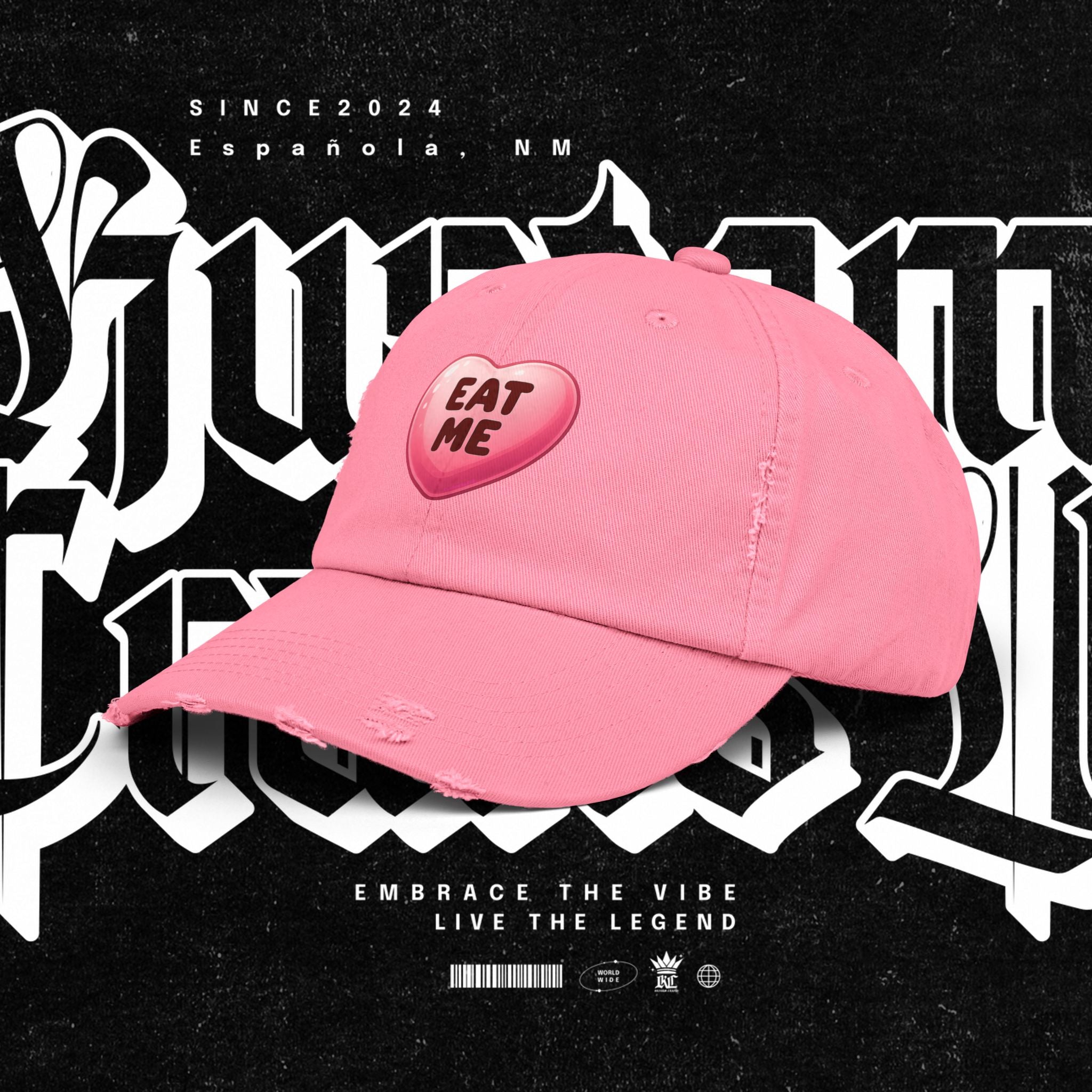 Eat Me — Distressed Cap