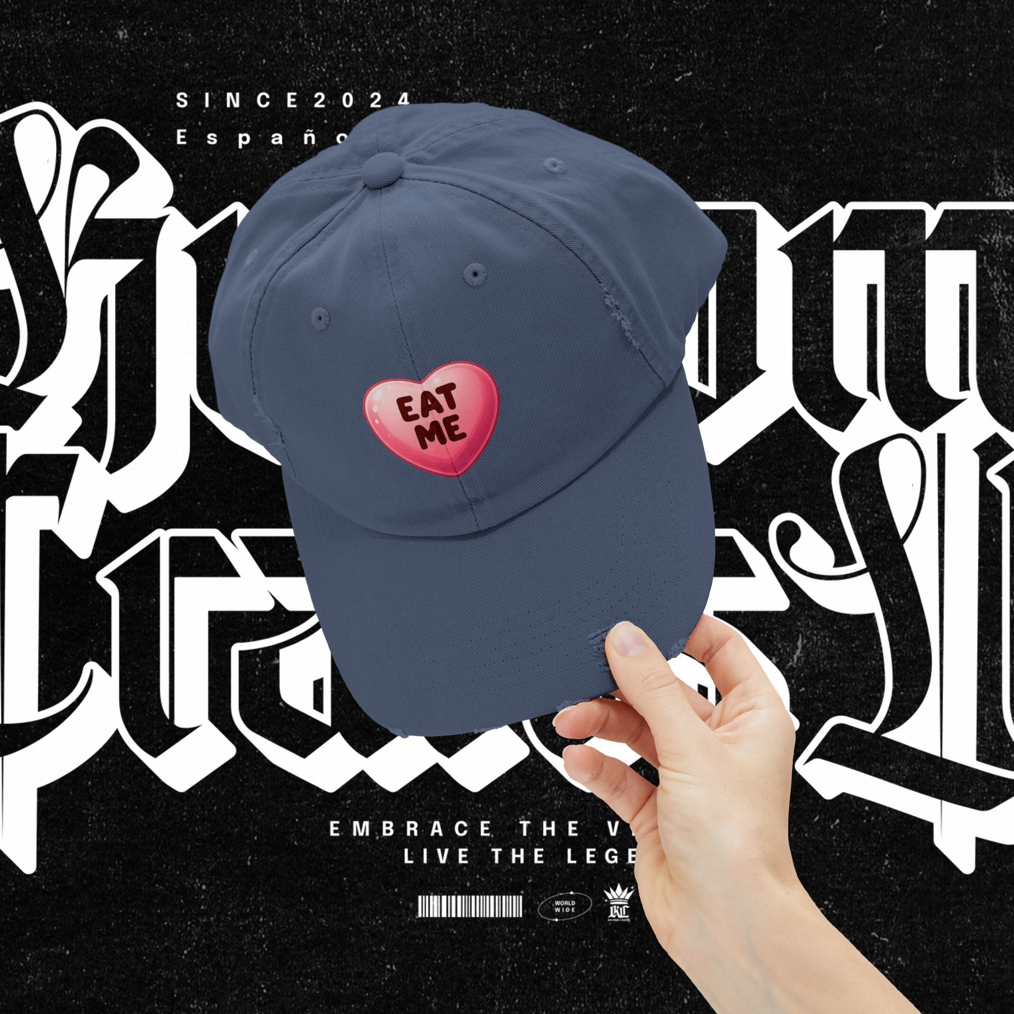 Eat Me — Distressed Cap