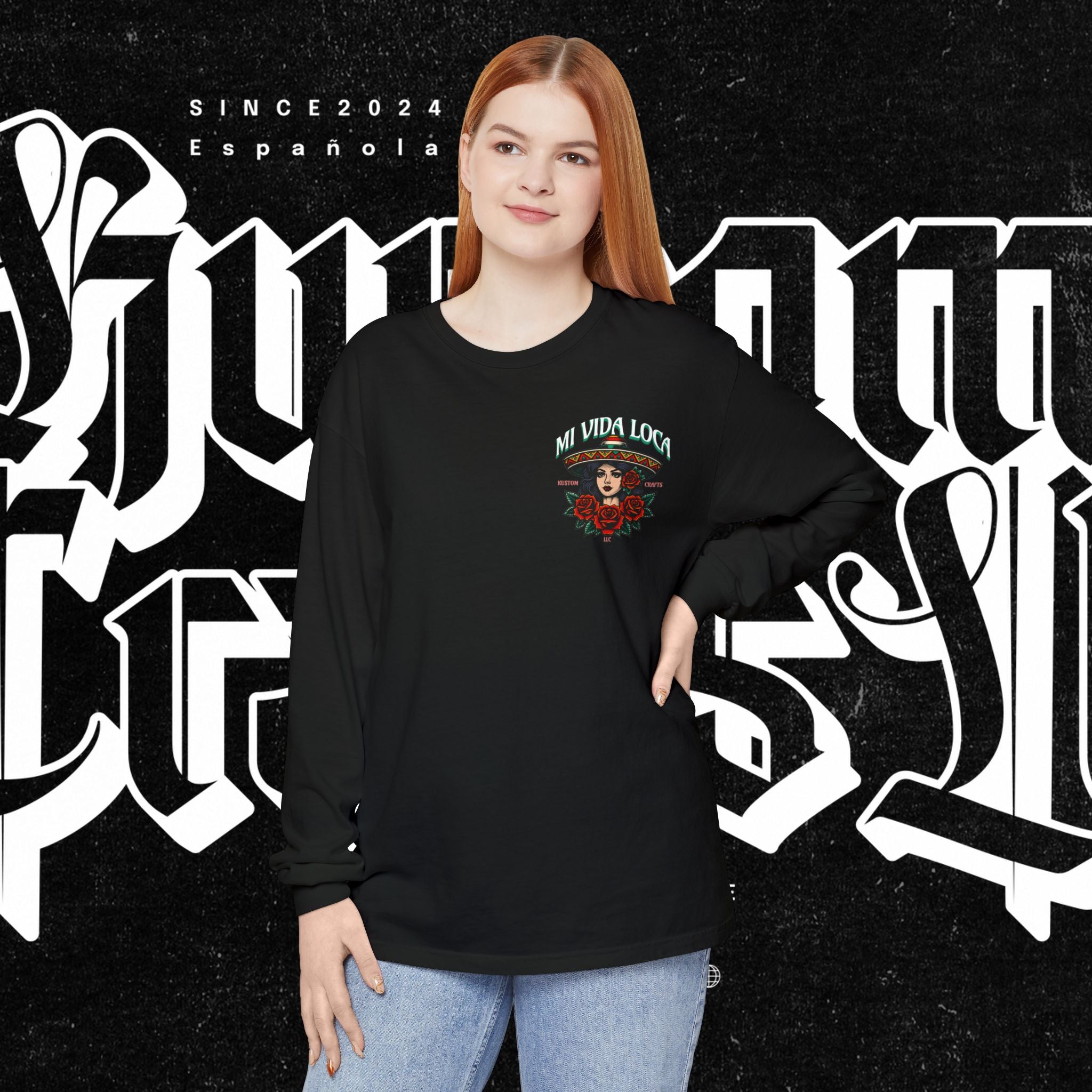 Mi Vida Loca - Long Sleeve T-Shirt (BACK PRINT)
