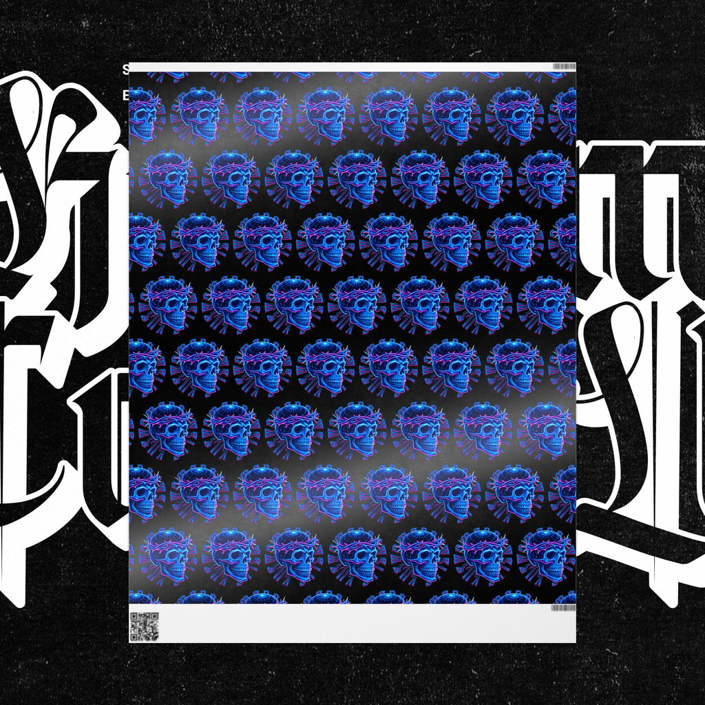 Neon Crown of Thorns — Wrapping Paper