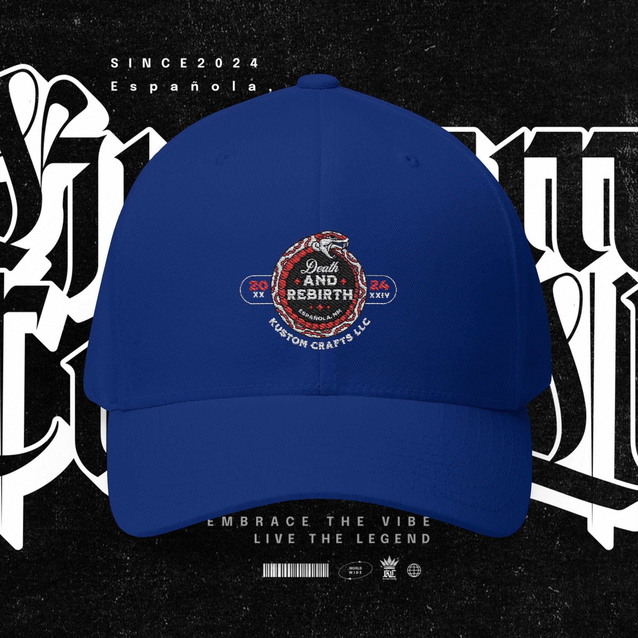 Death and Rebirth - Embroidered Cap