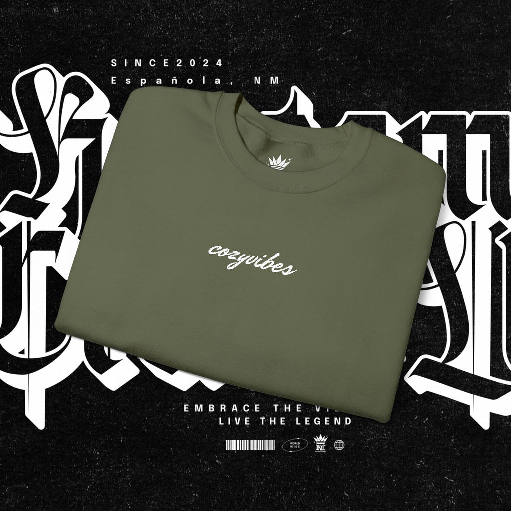 Cozy Vibes Embroidery Sweatshirt