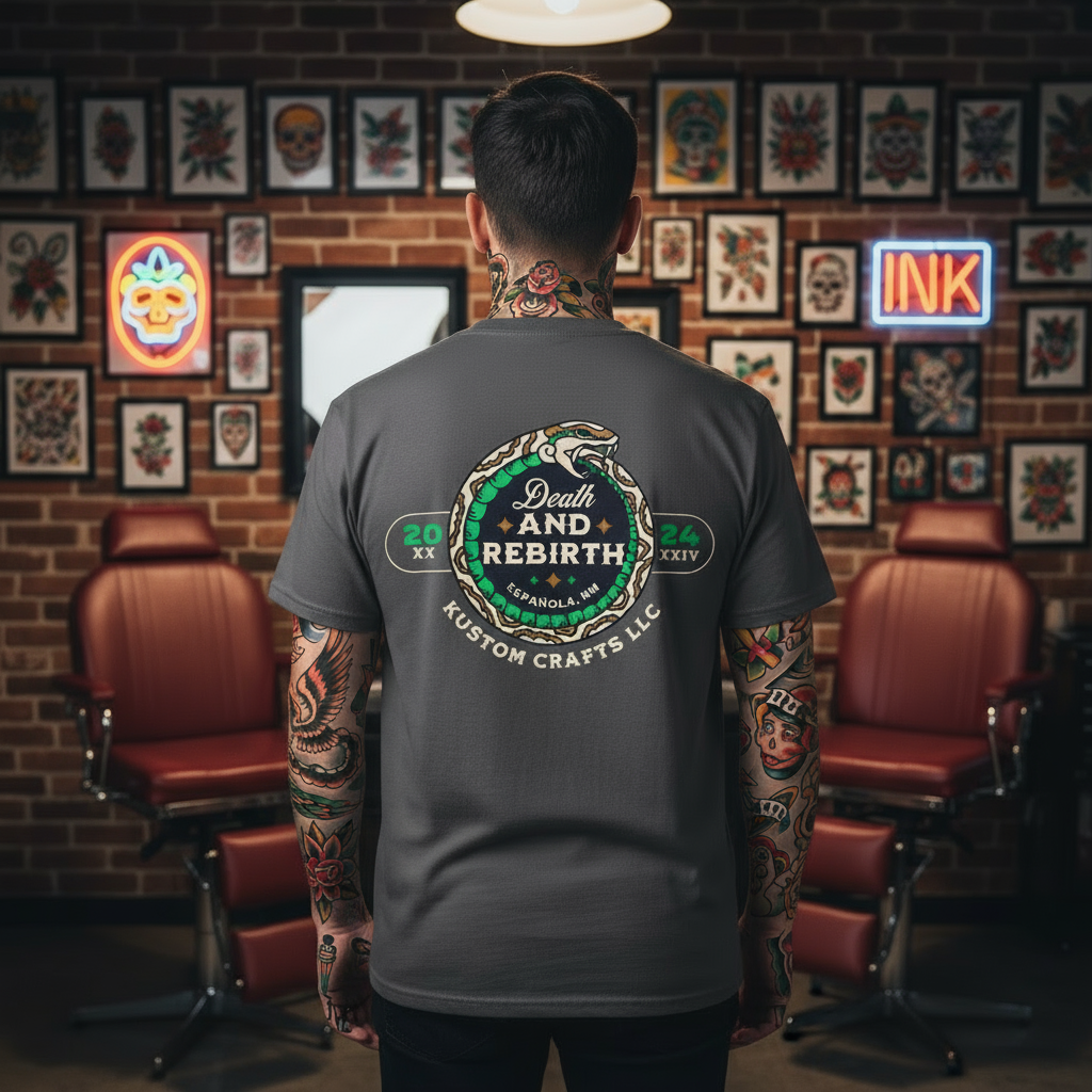 Death and Rebirth Snake Graphic Tee