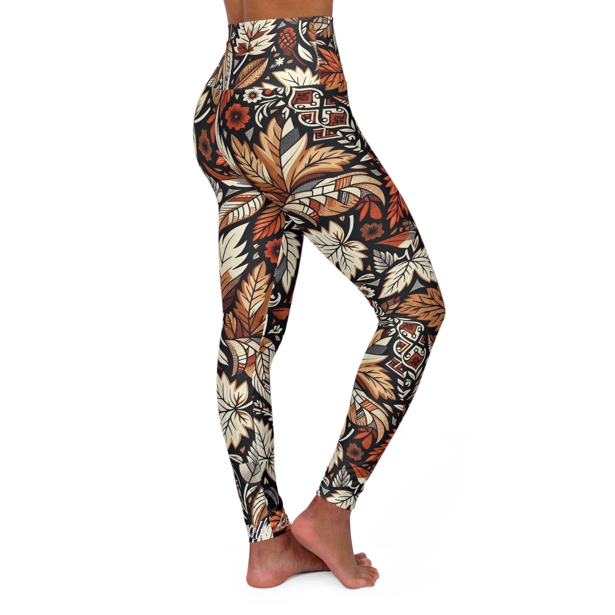 Autumn Leaf - High-Waist Leggings