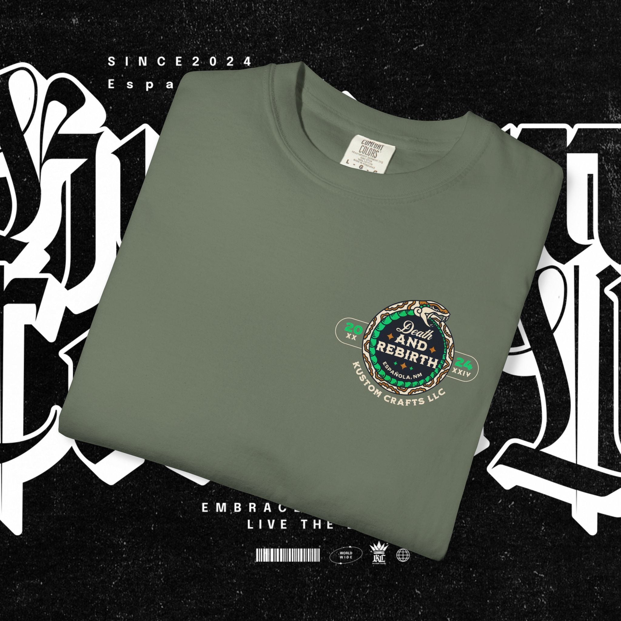 Death and Rebirth Snake Graphic Tee