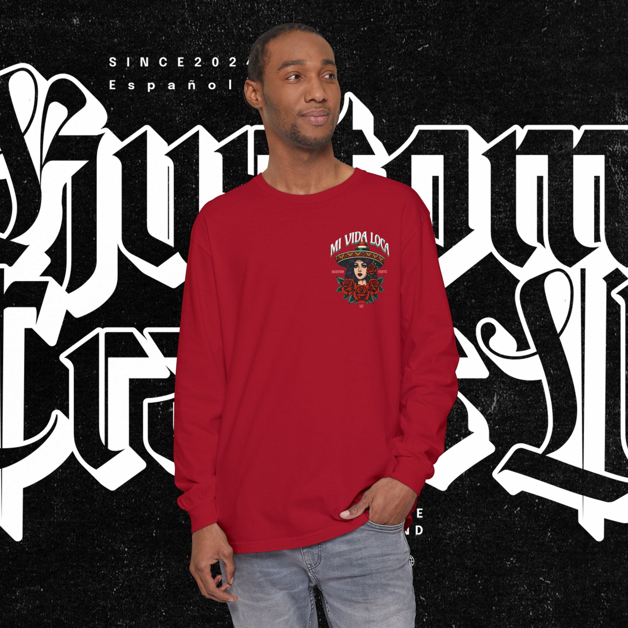 Mi Vida Loca - Long Sleeve T-Shirt (BACK PRINT)