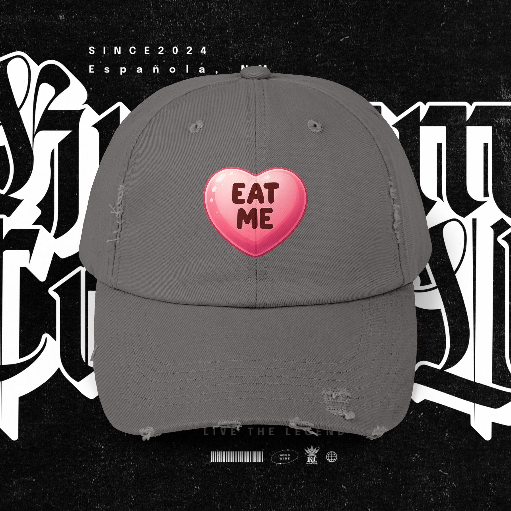 Eat Me — Distressed Cap