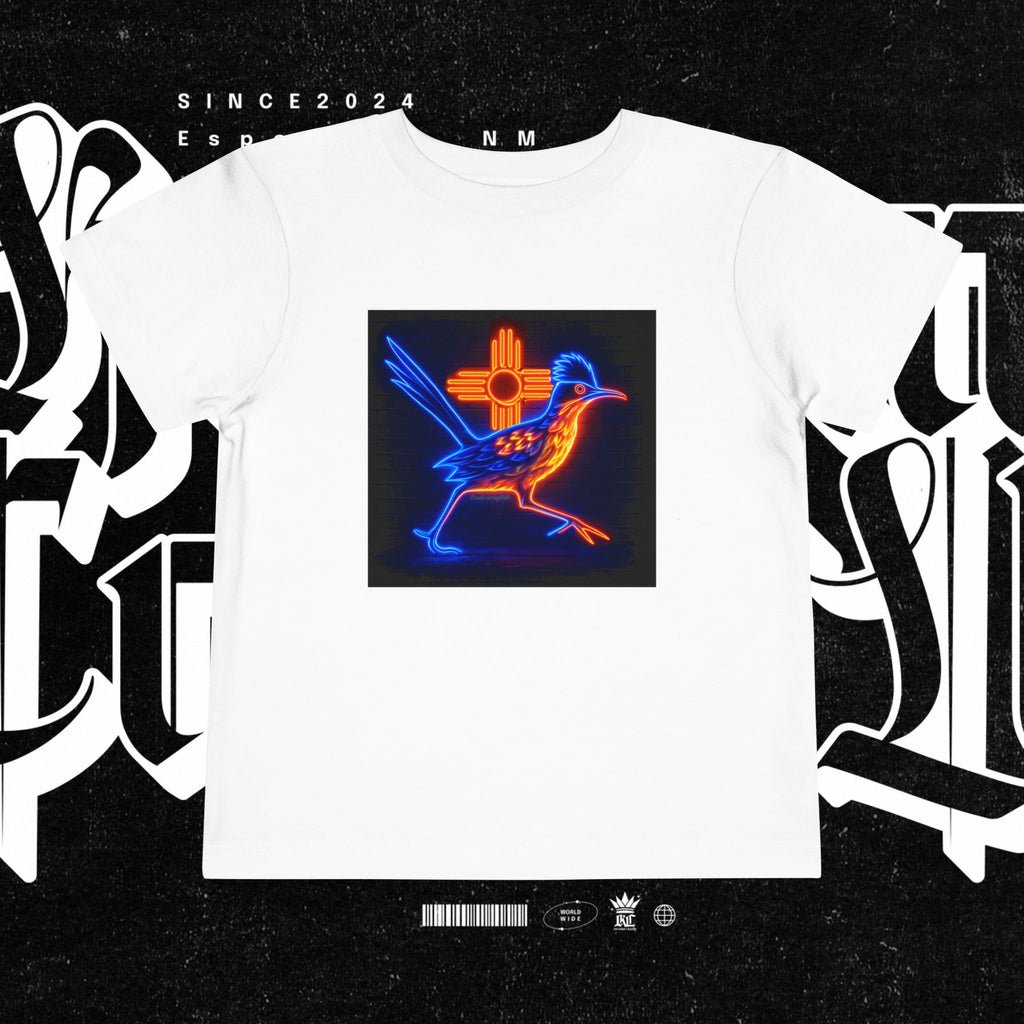 Neon Roadrunner New Mexico - Toddler Tee