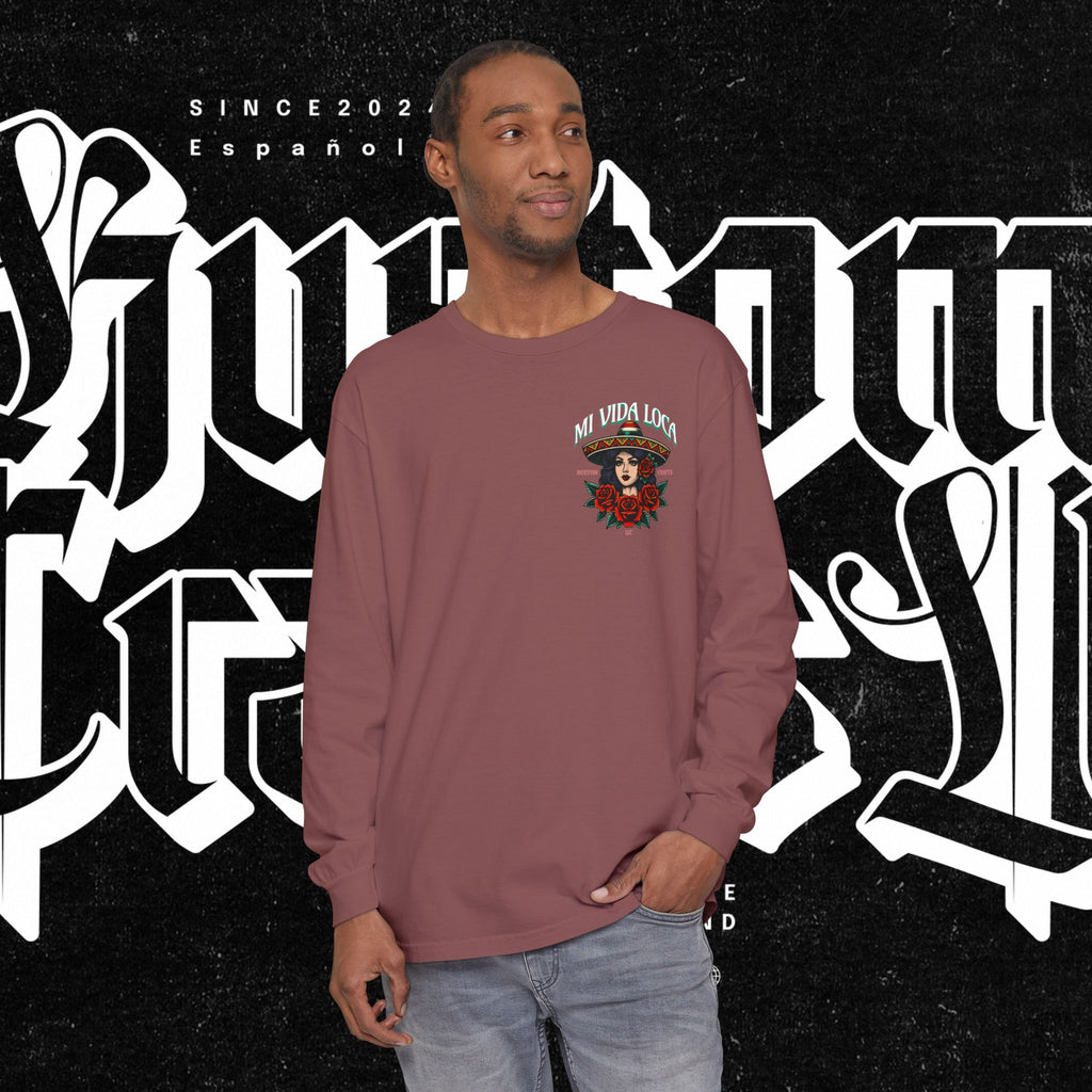 Mi Vida Loca - Long Sleeve T-Shirt (BACK PRINT)