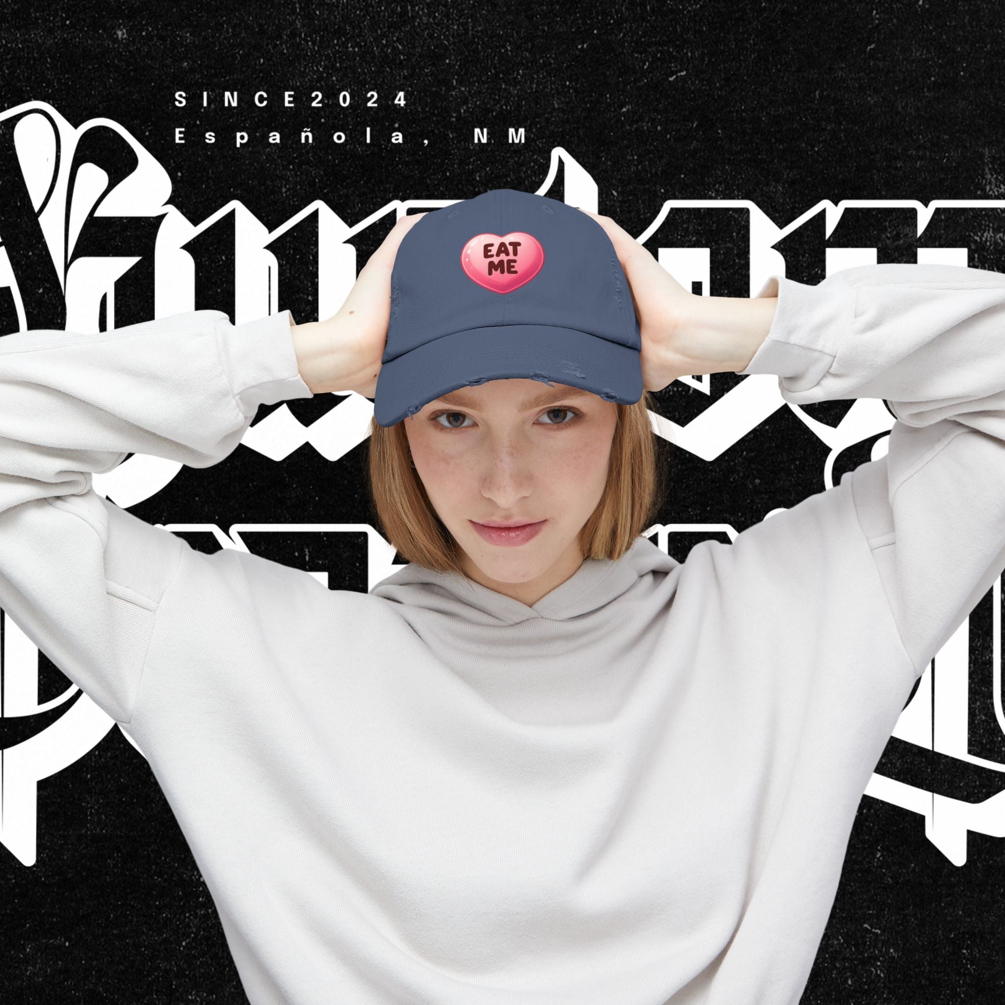 Eat Me — Distressed Cap