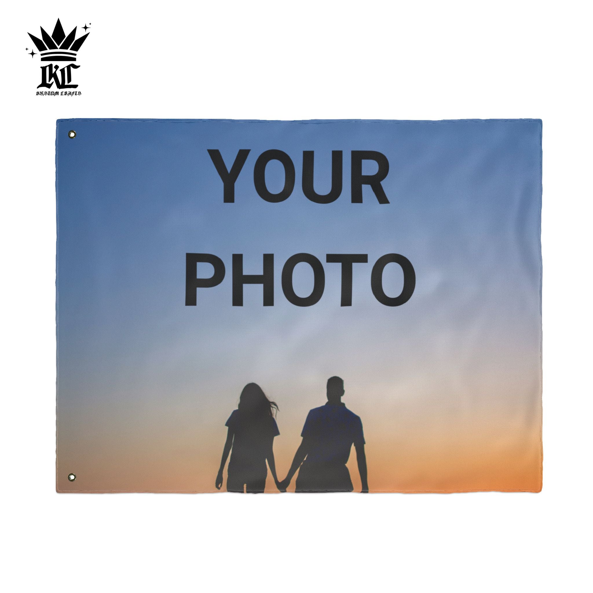 Custom Double-Sided Photo Flag – Personalized