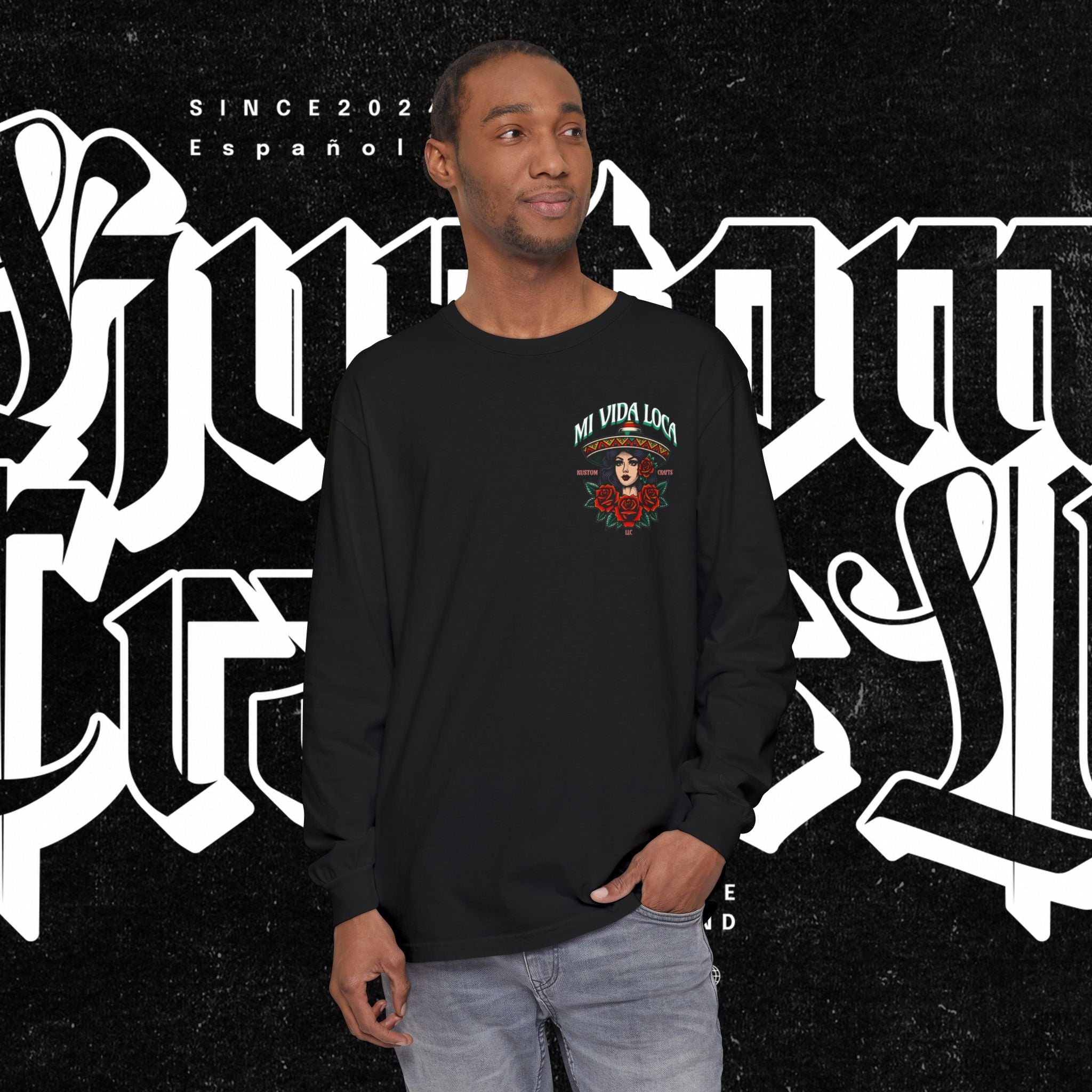 Mi Vida Loca - Long Sleeve T-Shirt (BACK PRINT)