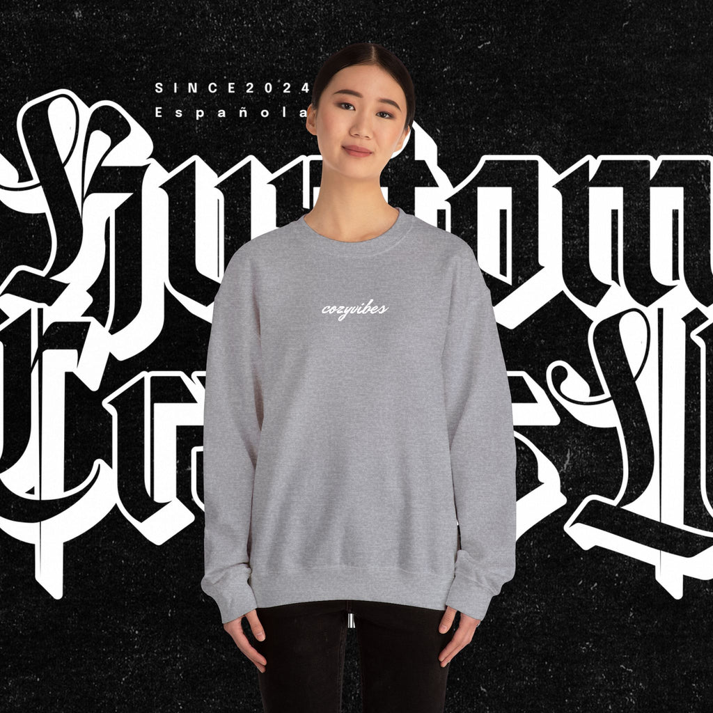 Cozy Vibes Embroidery Sweatshirt