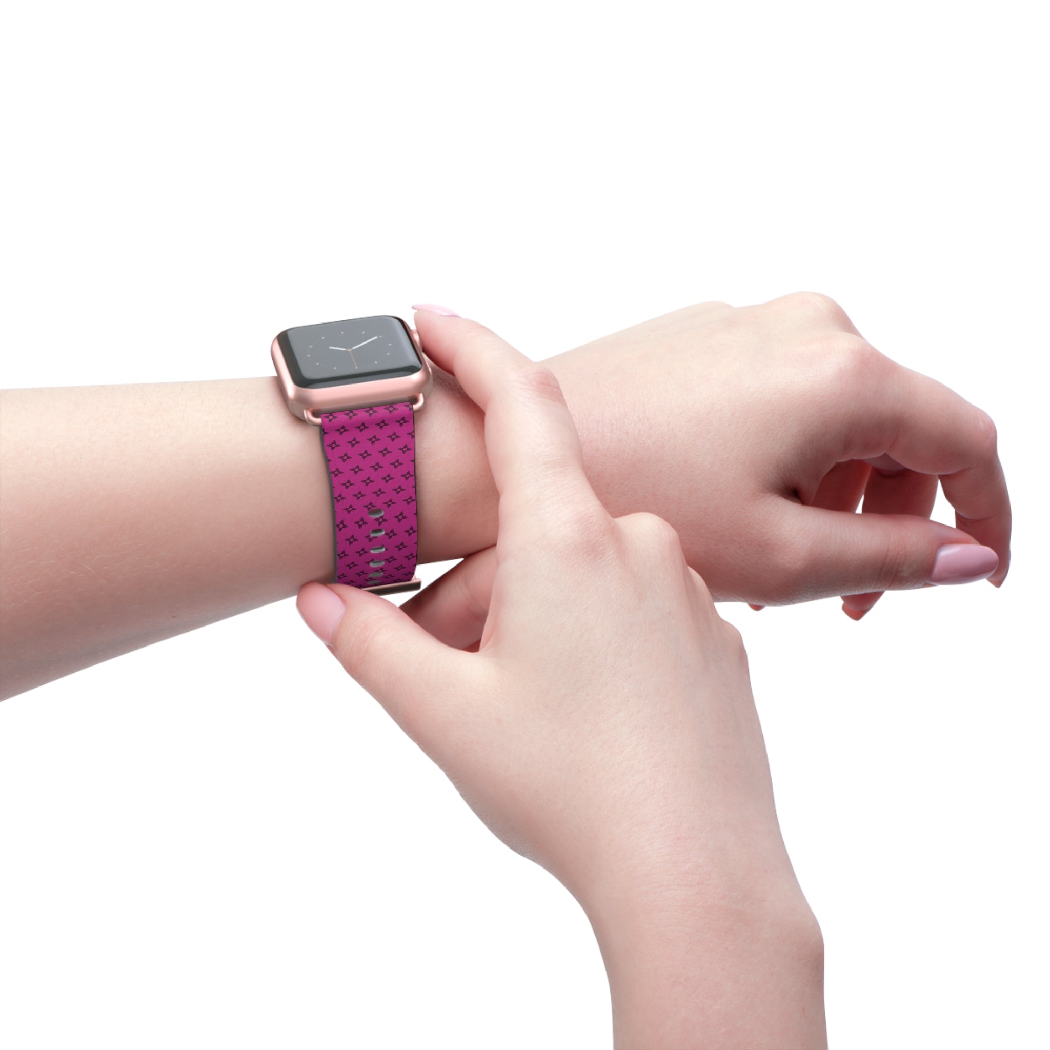 Zia Pattern Pink Watch Band
