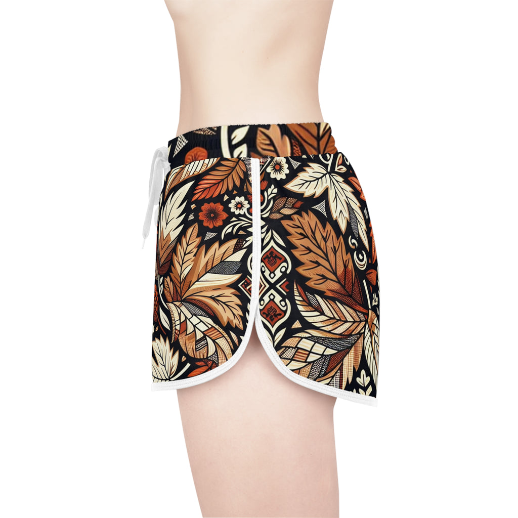 Autumn Leaf Relaxed Shorts