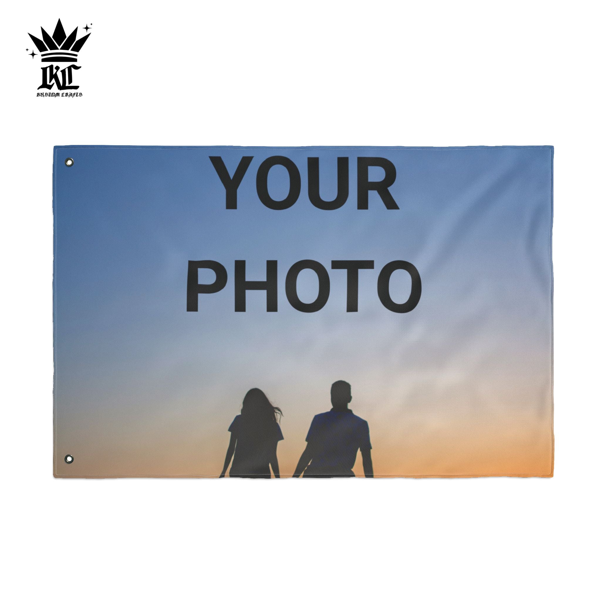 Custom Double-Sided Photo Flag – Personalized
