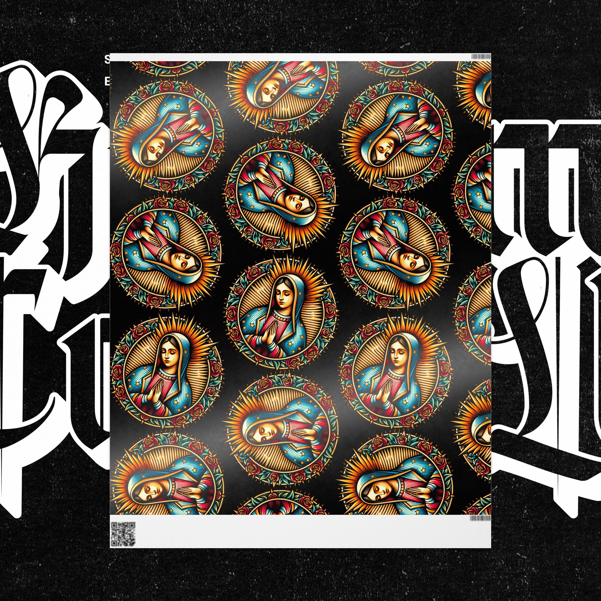 Virgin Mary Wrapping Paper