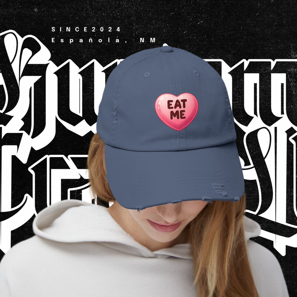 Eat Me — Distressed Cap