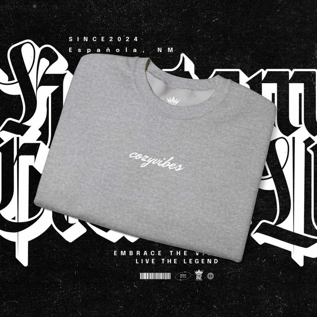 Cozy Vibes Embroidery Sweatshirt