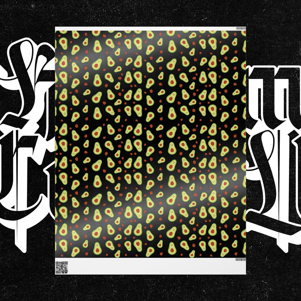 Avocado Print Wrapping Paper