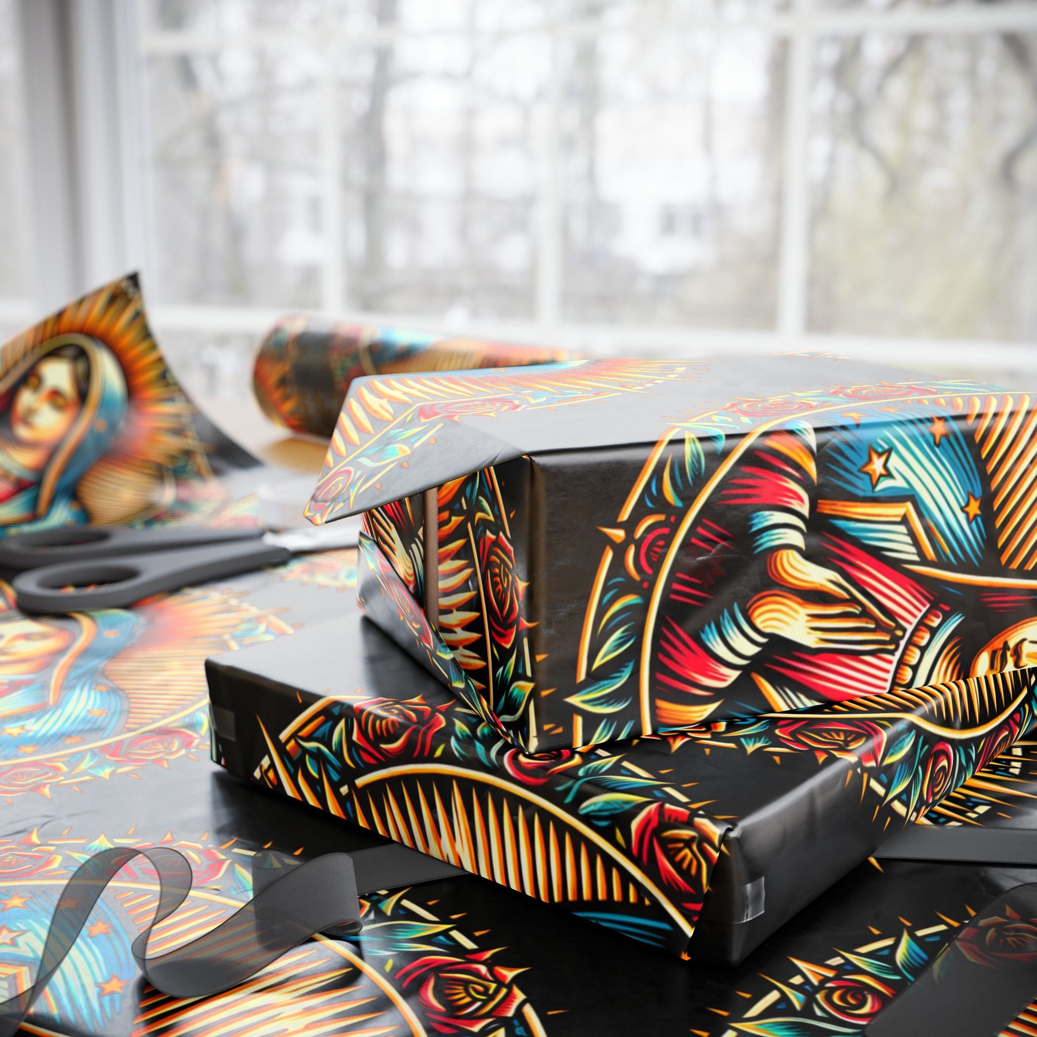 Virgin Mary Wrapping Paper